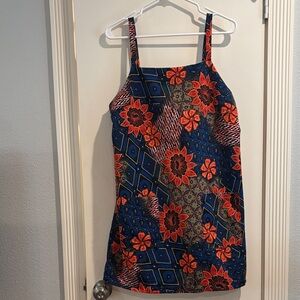 Topshop Multicolor Patterned Dress